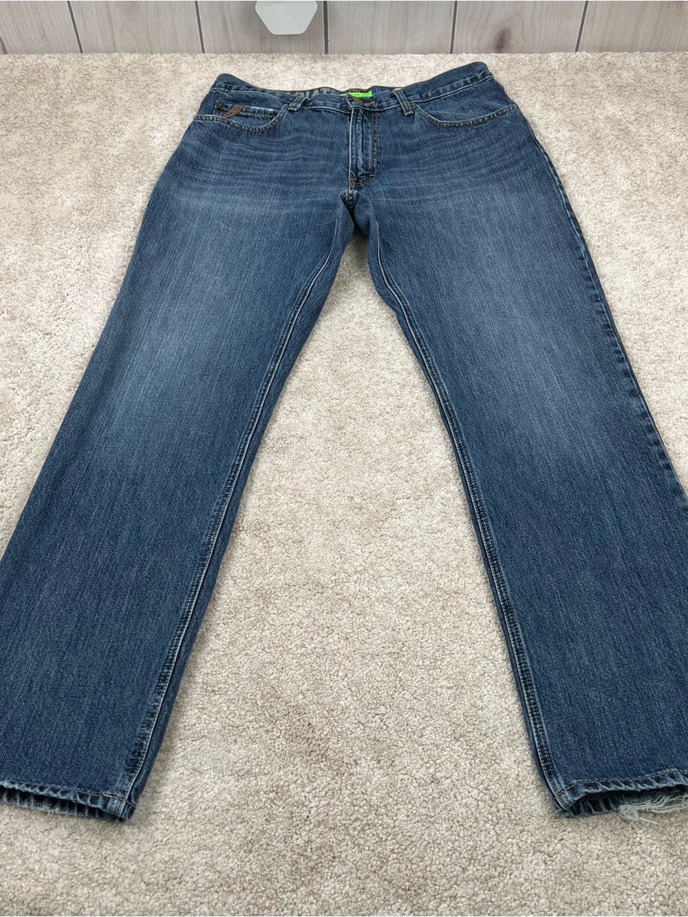 Ariat M2 Relaxed Bootcut Jeans Mens 35 Blue Denim Western Cowboy 35x33